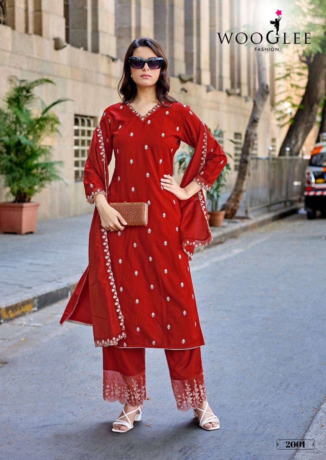 Kalavati By WOOGLEE 2001 To 2004 Series Beautiful Festive Suits Colorful Stylish Fancy Ethnic Wear Heavy Rayon Dresses At Wholesale Price